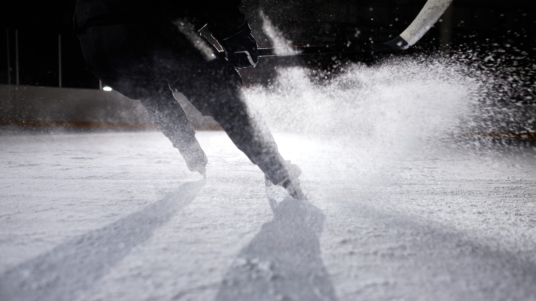 Patin de hockey sur glace, slap shot